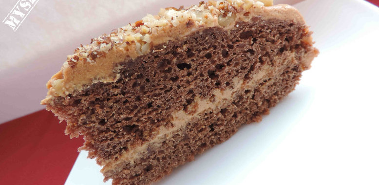 Шоколадный торт с орехами в карамели «Мечта сластёны»