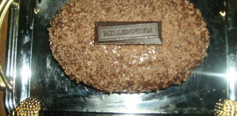 Шоколадно-лимонный торт или сюрприз за 15 минут