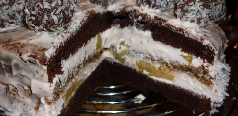 Новогодний торт Винегрет, посвещенный всем кулинарам этого сайта