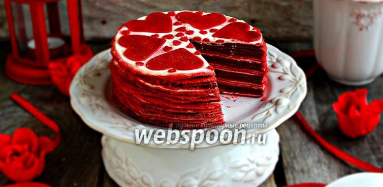 Блинный торт «Red Velvet»