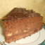 Гречишный торт с грушей и творожно-шоколадным кремом