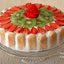 Торт мороженное с печеньем “Савоярди” и ягодами