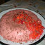 Торт Клубничный вулкан