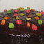 Шоколадный тортик с клюковкой, приготовленный в СВЧ