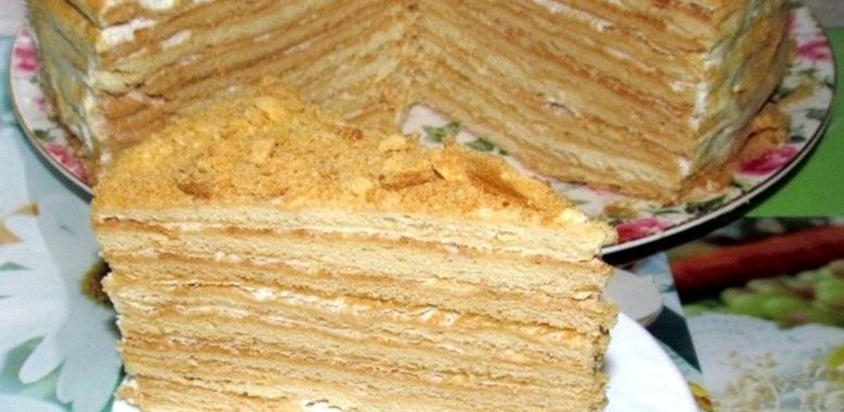 Торт с сметанным кремом